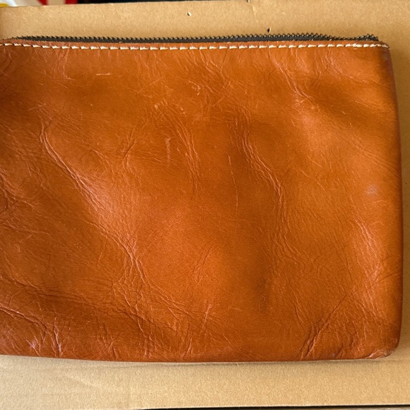 Patricia Nash Floral Embossed Leather Clutch - Brown - Picture 2 of 6